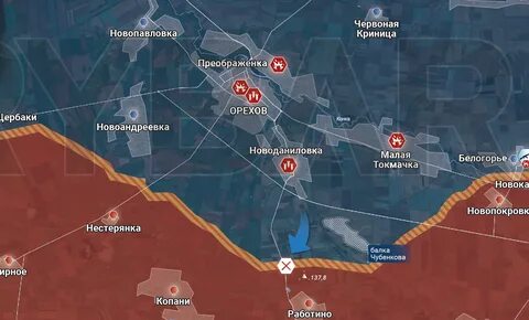 Запорожское направление сегодня последние новости работино