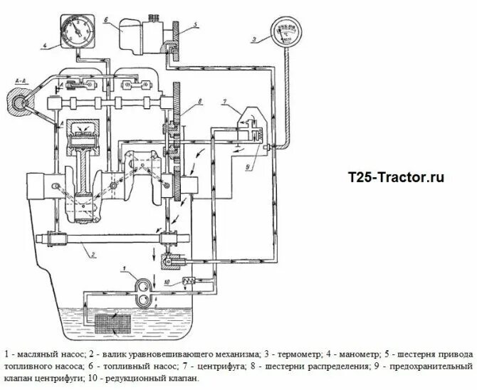 Масло в двигатель трактора т. Схема системы смазки двигателя т 25. Система смазки двигателя д 21 трактора т25. Система смазки двигателя т 25. Схема смазки двигателя д 21.