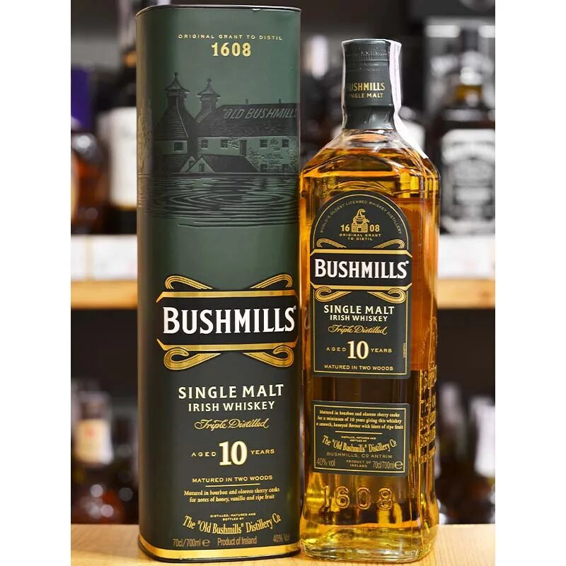 Ирландский виски Bushmills. Виски Bushmills 1608. Bushmills 10. Bushmills 10 Single Malt.