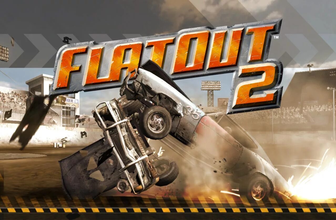 Флетаут игра. Игра гонки FLATOUT. Гонка флатаут 2. FLATOUT 2 обложка. Игра гонки FLATOUT 2.