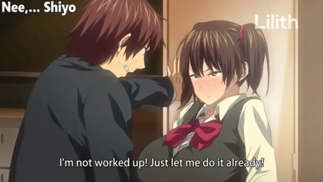 Mokkai shiyo. Nee shiyo nee shiyo к сестре.