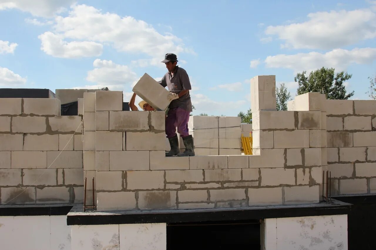 Газоблоки работа