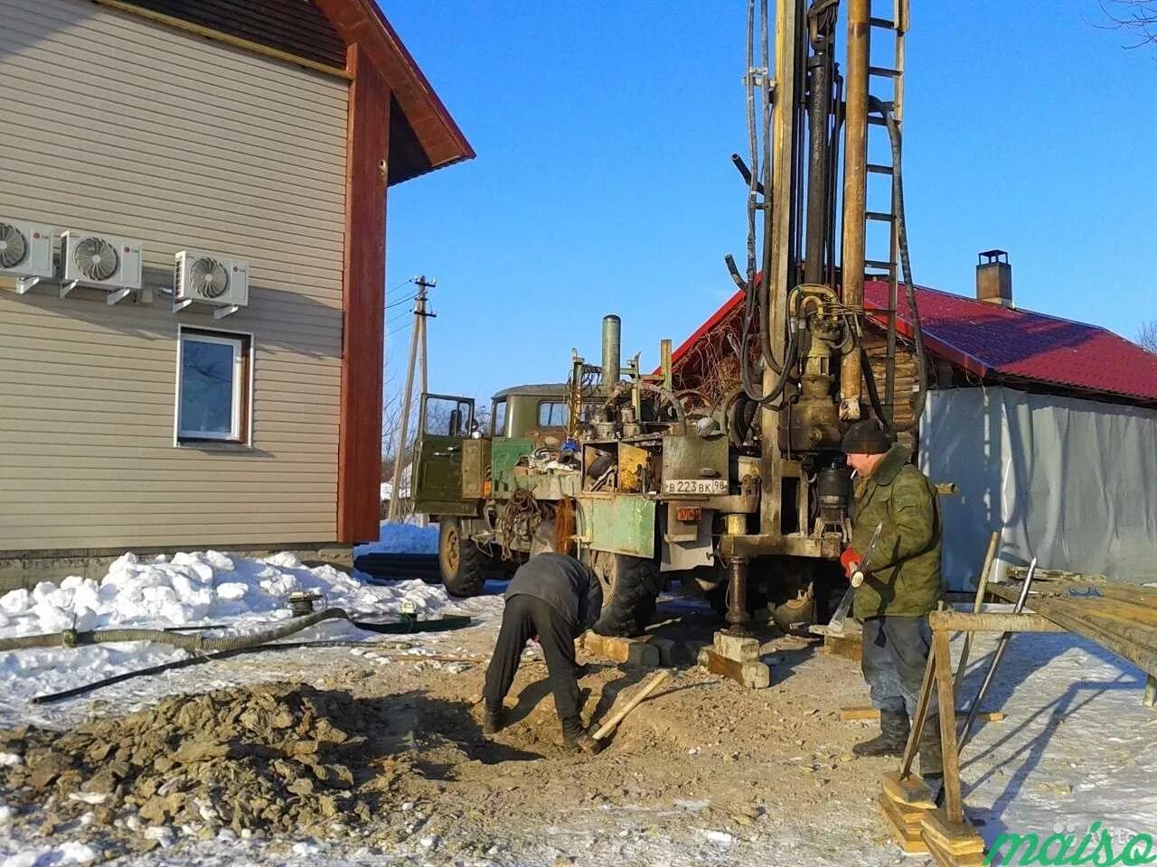 Буровые санкт петербург. Скважина на воду Великий Новгород.