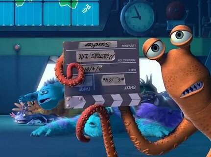 Monsters inc end credits