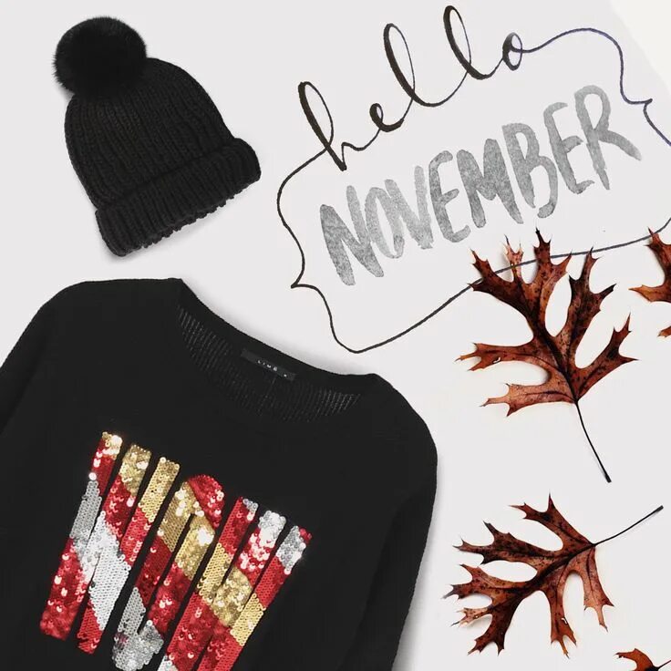 Warm november. Girls November.