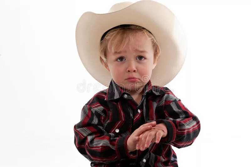 Little cowboy ready to go