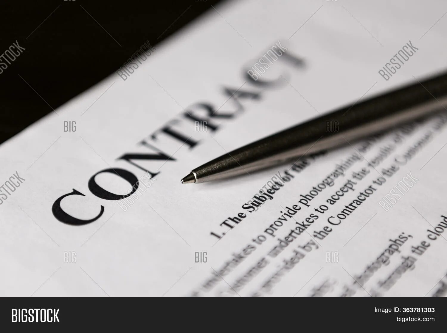Page contract