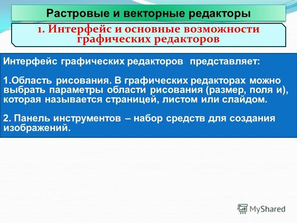основные графические возможности