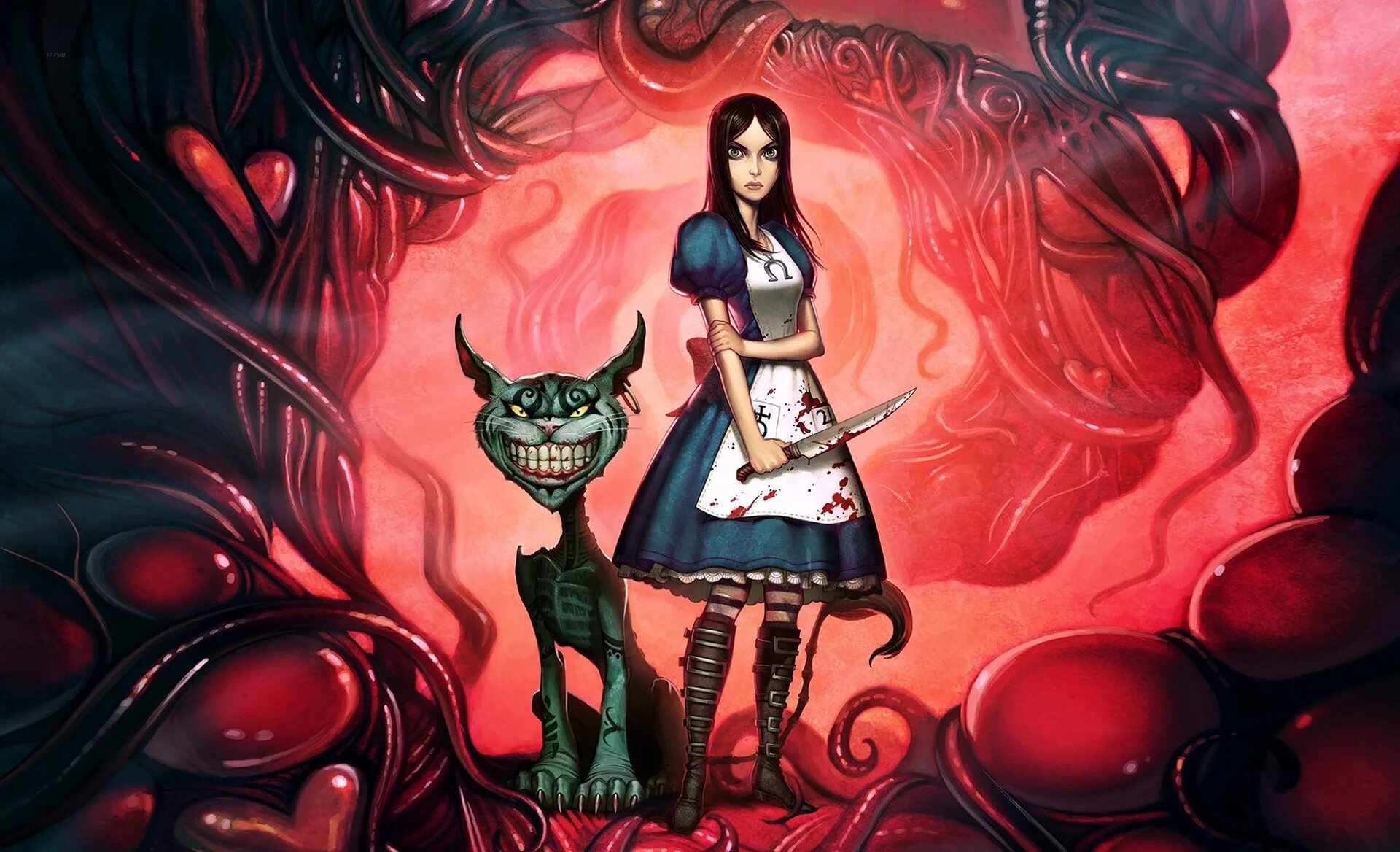 Ну кошмар. Алиса American MCGEE Madness Returns. Alice Madness Returns Чеширский кот. Чеширского кота Alice MCGEE.