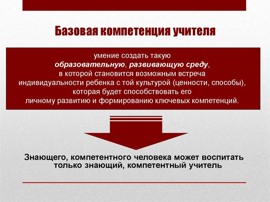 Базовые компетенции. Оценивание детей компетенции учителя. Основы власти преподавателя.