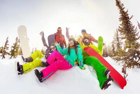 My friend skis