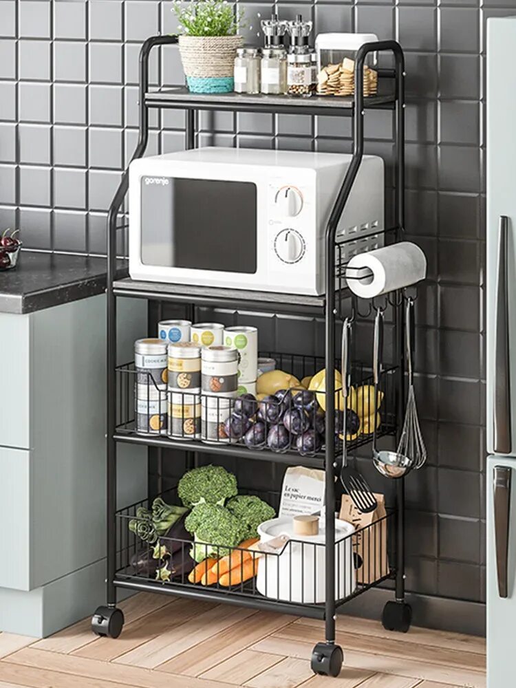 Полка для бытовой техники на кухне. Стеллаж Kitchen Storage Rack. Этажерки для кухни под бытовую технику. Этажерка под микроволновку. Кухонный стеллаж для микроволновки.