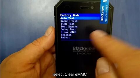 Как сбросить до заводских настроек blackview