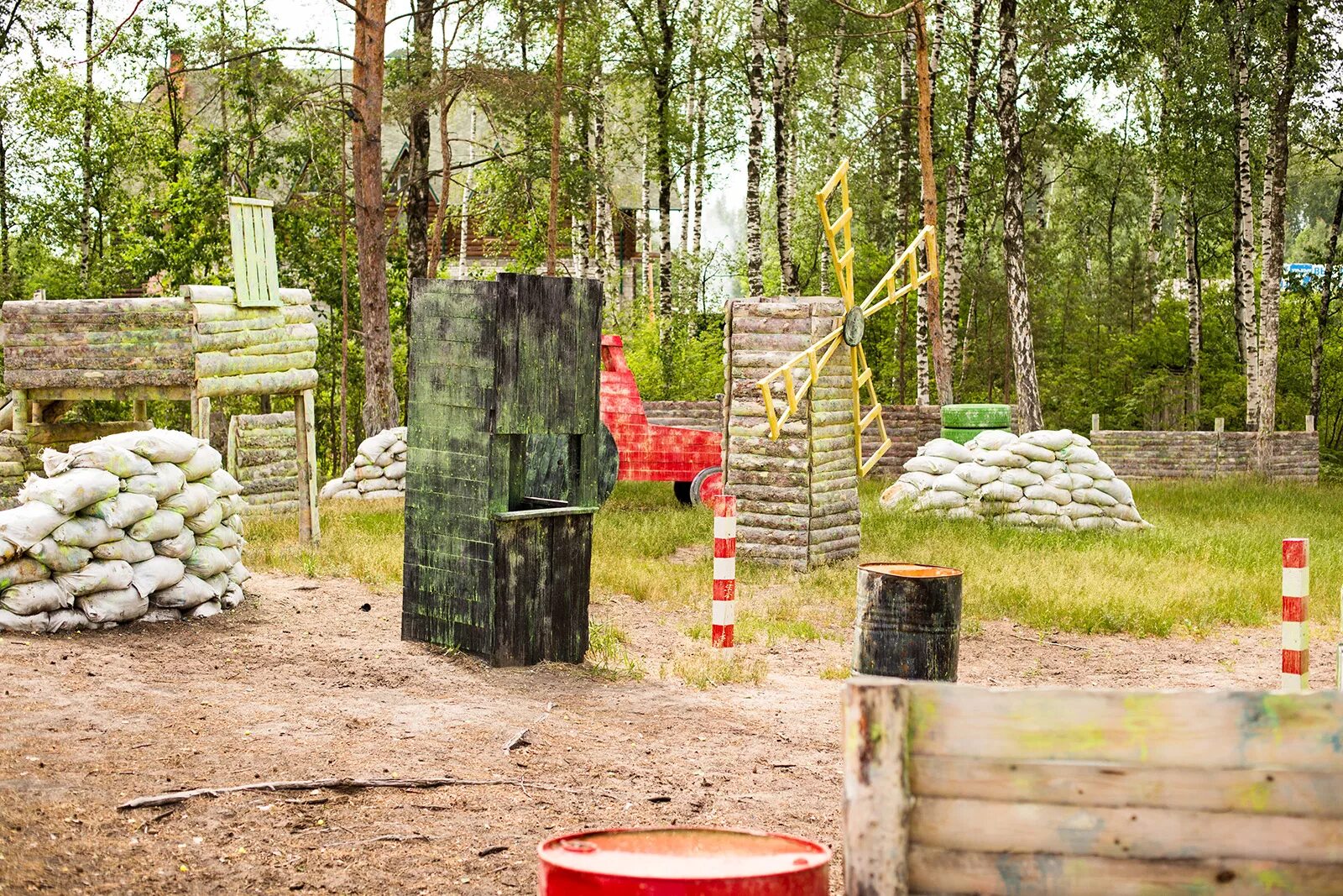 Пейнтбол в Нижнем Новгороде клуб "Партизан" - Площадки