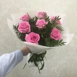 Букет из 3 розовых роз