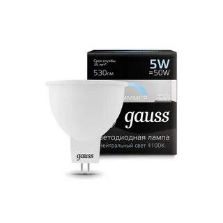 Лампа gauss gu 5.3 4100k