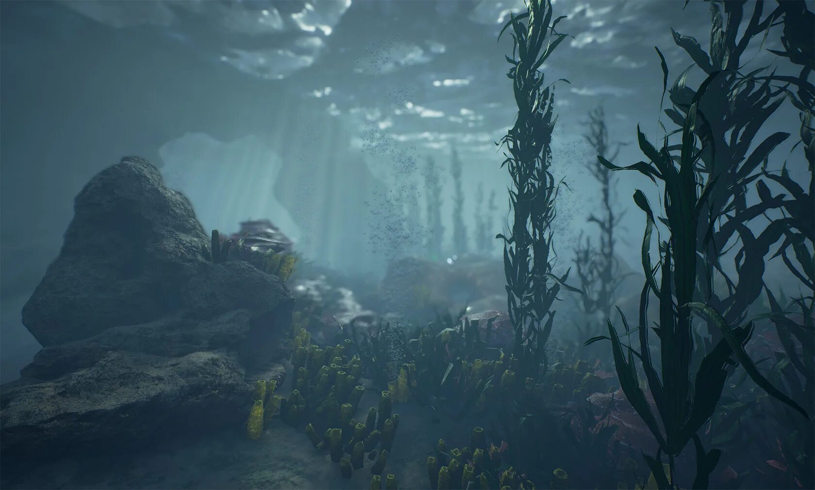 Unreal engine water. Unreal engine. underwater стиль интерфейса. unreal engine 4 море. лес.