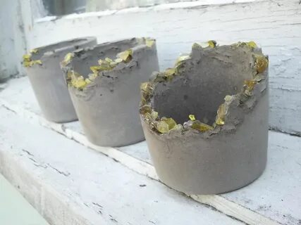 Сделать горшки из гипса