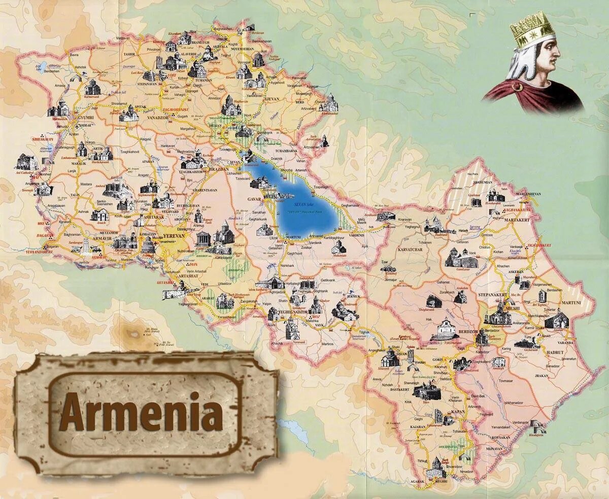 Armenia map. Достопримечательности Армении на карте. Армения туристическая карта с достопримечательностями. Туристическая карта Армении с достопримечательностями на русском. Карта Армении с городами на русском языке и достопримечательности.