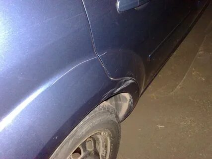 Если притерли машину во дворе и уехали