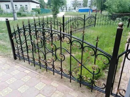 Кованые палисадники