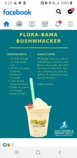 Flora-bama bushwacker Alcohol drink recipes, Bushwacker recipe, Drinks alcohol r