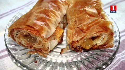 Мясо в тесте фило