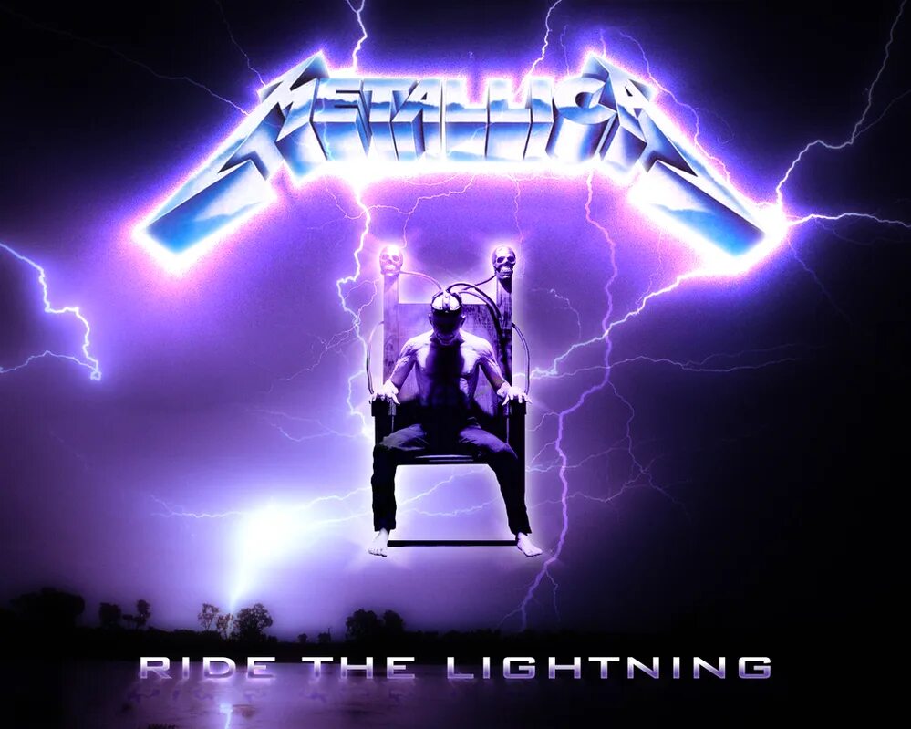 The lightning last night. Металлика Ride the Lightning обложка. Metallica Ride the Lightning альбом. Metallica Ride the Lightning 1984 обложка. Обложка альбома металлика Ride the.