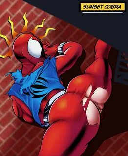 Day 2: Spiders (Scarlet Spider) - By @sunsetcobra on Itaku.