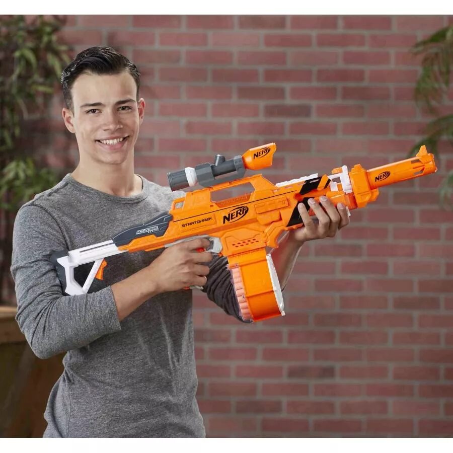 Nerf бластеры Accustrike. Бластер Nerf Accustrike Stratohawk. НЕРФ Элит Аккустрайк стратохавк. Бластер НЕРФ Элит Аккустрайк.