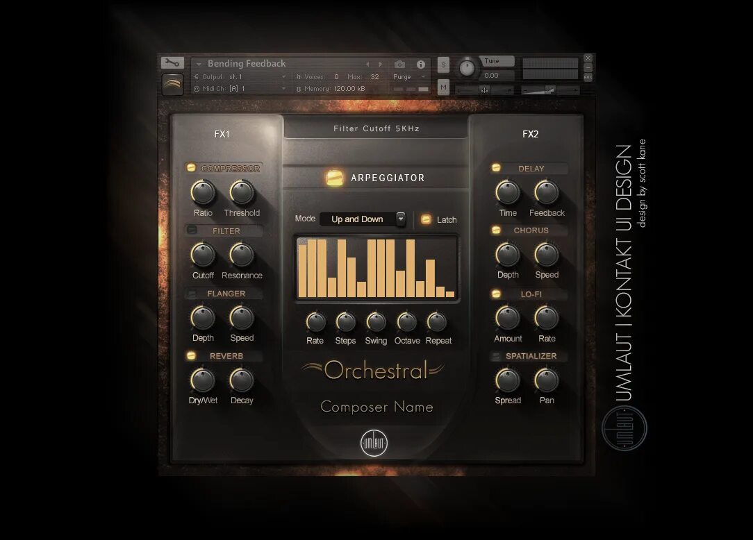 Интерфейсы Kontakt. Orchestral VST. Hamburg Audio VST. Kontakt Library Orchestral. Gui library