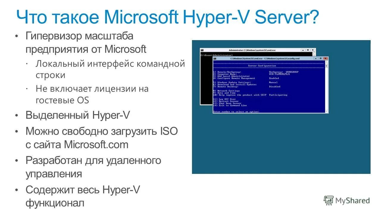 Microsoft hyper v server. Microsoft hyper v server