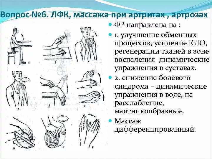 Можно делать массаж при артрозе