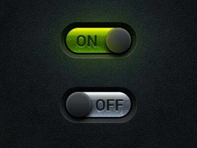 On off button