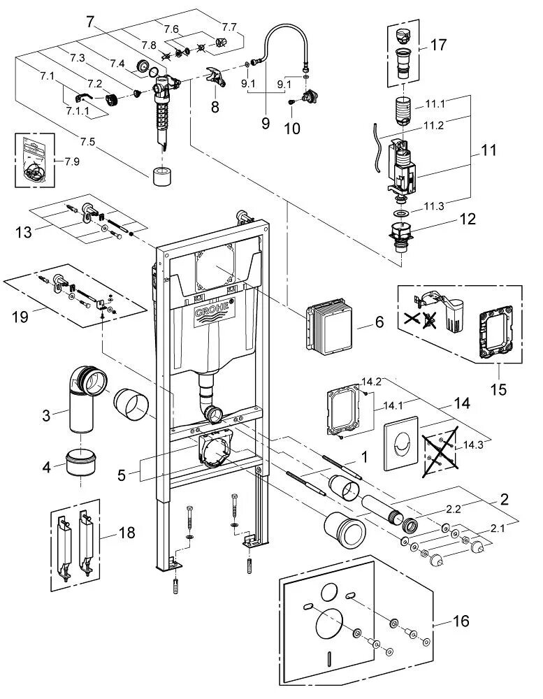 Grohe Rapid SL [38775001]. Инсталляция Grohe Rapid SL 38840000. Инсталляция Грое Рапид SL. Grohe Rapid SL [38750001].