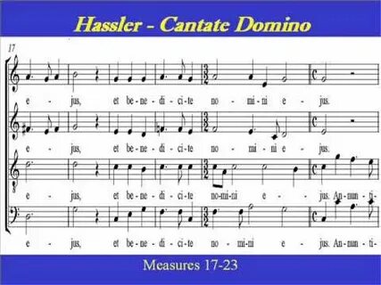 Cantate domino