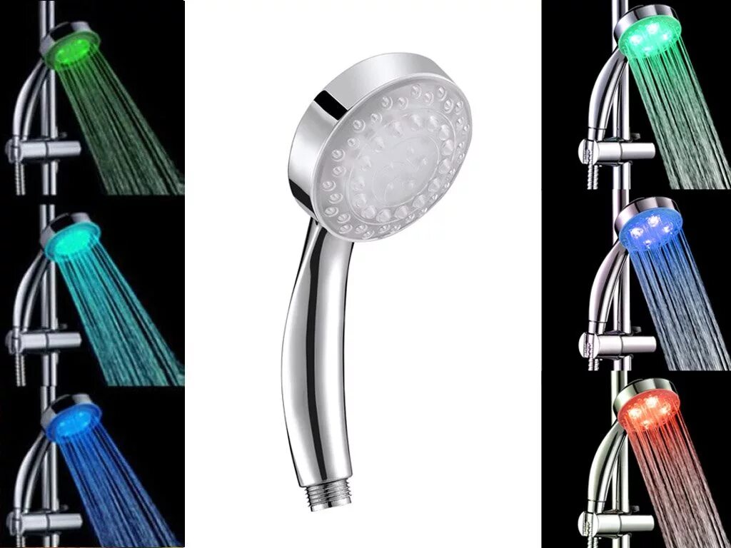 Светящаяся насадка для душа led Shower. Лейка для душа светодиодная sy12 "led" на блистере (уп 50 шт). Лейка для душа с подсветкой, насадка. Shower head - насадка для душа. Насадка для лейки душа