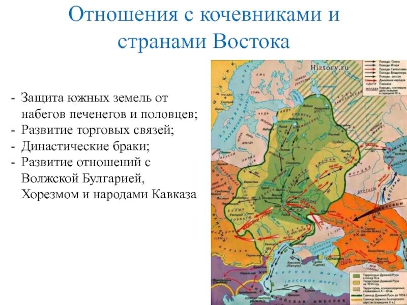 Отношения русских земель с половцами. Первое появление половцев. Затрудняли ли половецкие набеги развитие южнорусских. Миниатюра радзивилловской летописи. Затрудняли ли половецкие набеги развитие южнорусских.