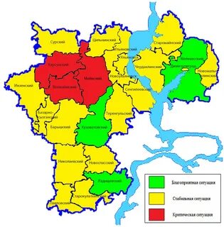 Самарская ульяновская область карта