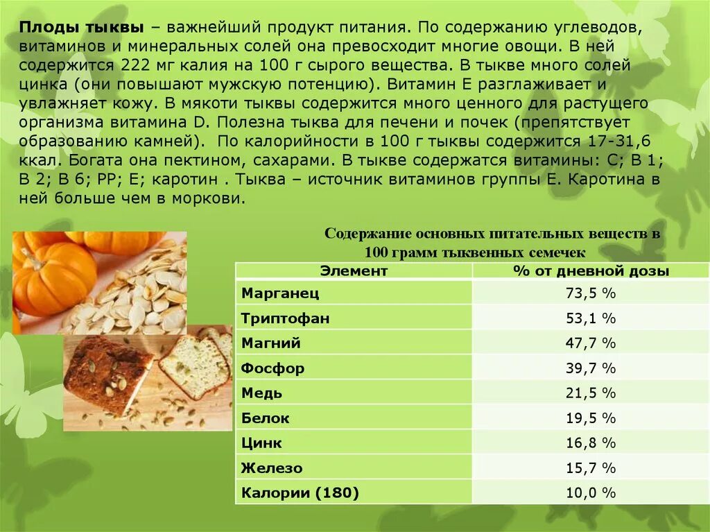 Творог сколько белков жиров углеводов витамины. Тыква энергетическая ценность. Содержание витаминов в тыкве. Питательная ценность тыквы. Тыква ккал на 100.