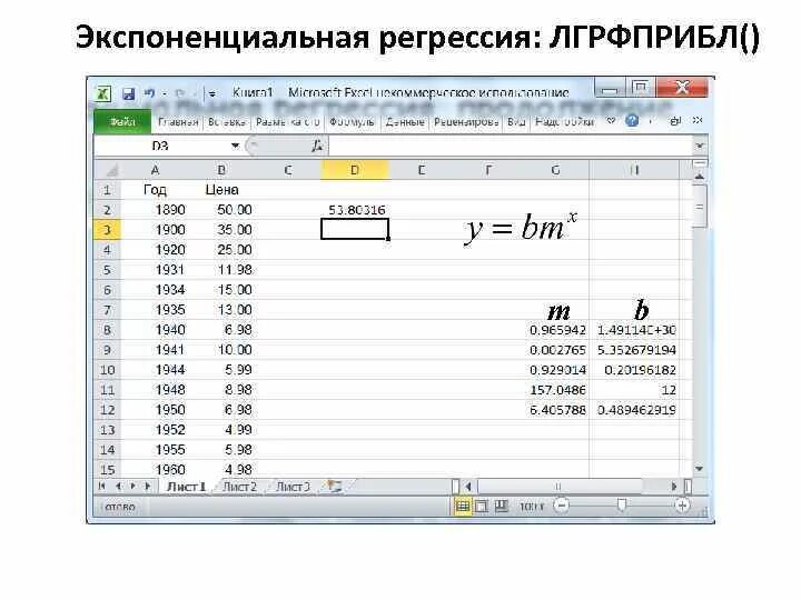 Экспоненциальное число это. Функция регрессии. экспоненциальная регрессионная модель. экспоненциальное уравнение регрессии. экспоненциальная регрессия в excel.