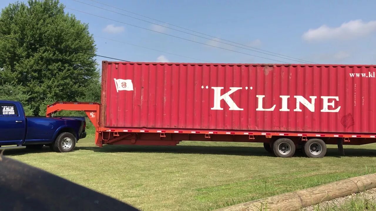 Container fix. Chocolate delivery container.