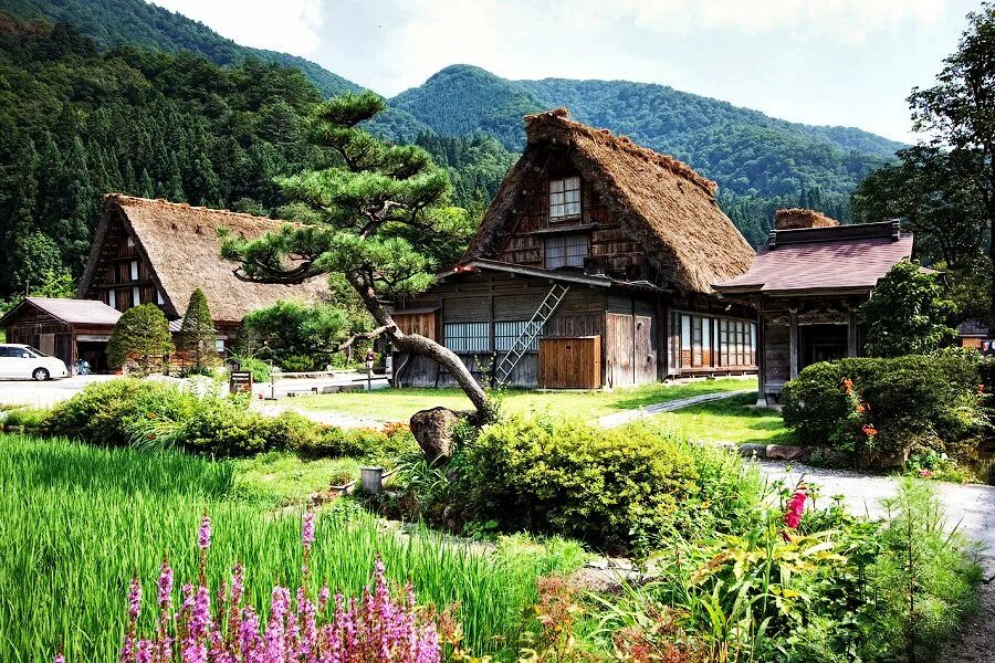 Japanese village. Гассё-дзукури Япония, деревня Сиракава. Японская деревня Сиракава го. Деревня Гокаяма в Японии. Гассё-дзукури в Японии.