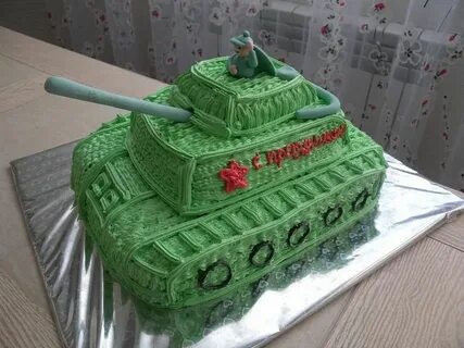 Торт в виде танков