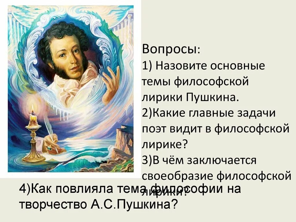 Какие стихотворения относятся к философской лирике. Основные темы философской лирики Пушкина. Пушкин и философия. Главная тема философской лирики Пушкина.