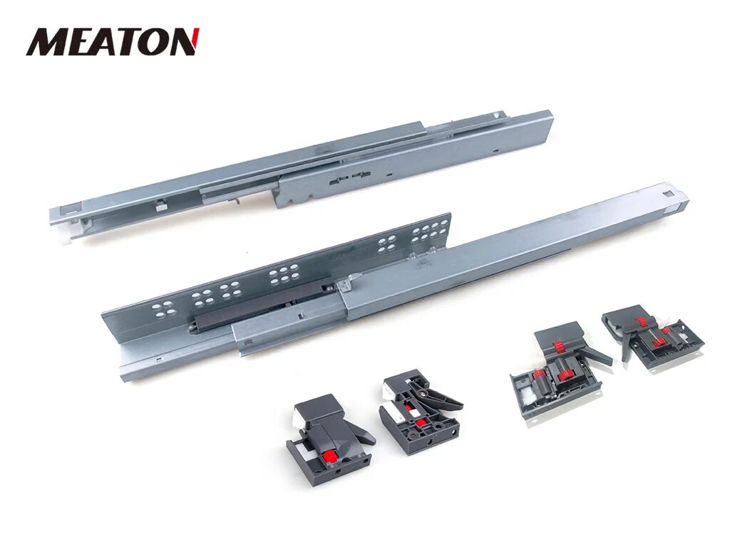 Push full. Push open drawer slides. smsld full push open 350 mm full extension soft close synchronization. push close push open. king slide soft close.