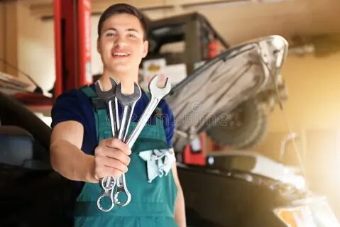 Sweetie fox car mechanic