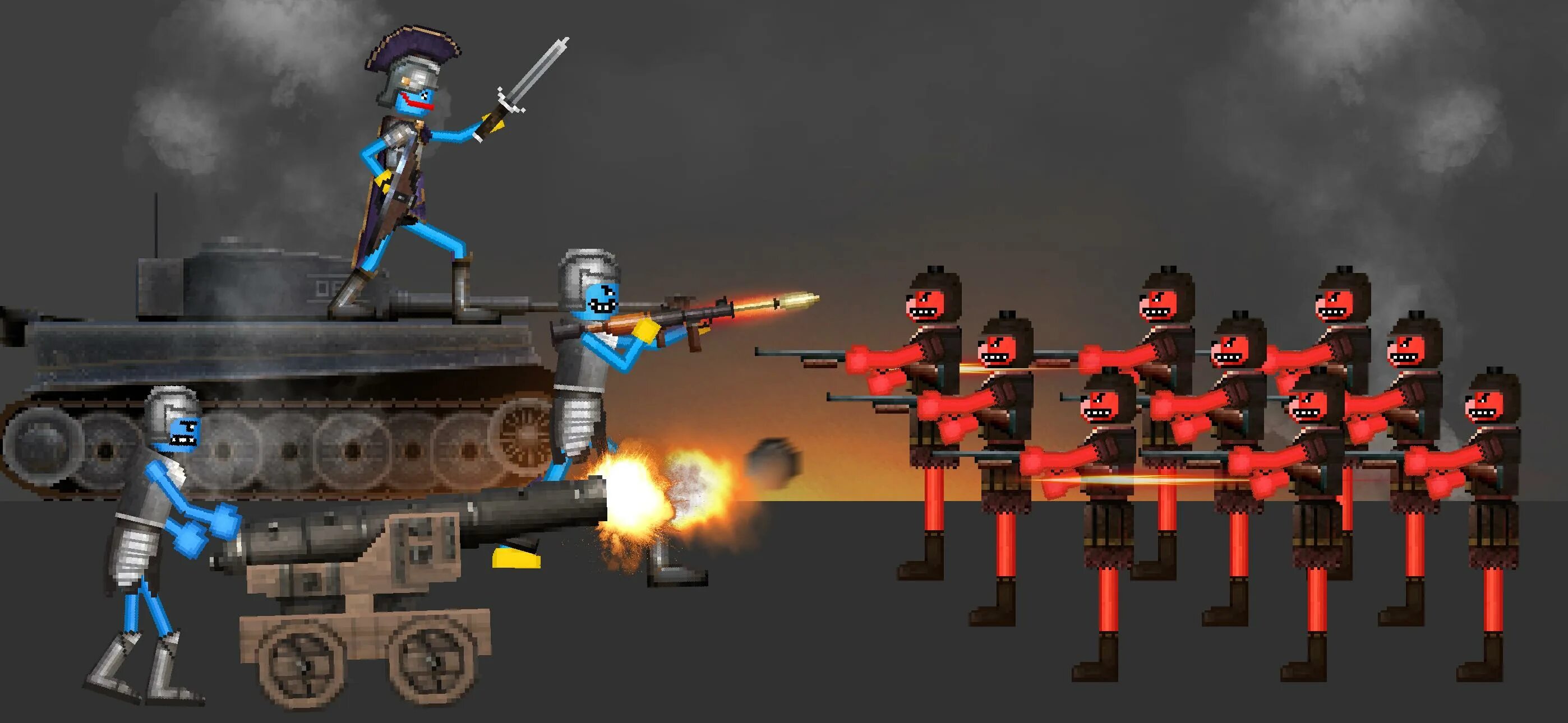 Battle playground. Battle playground