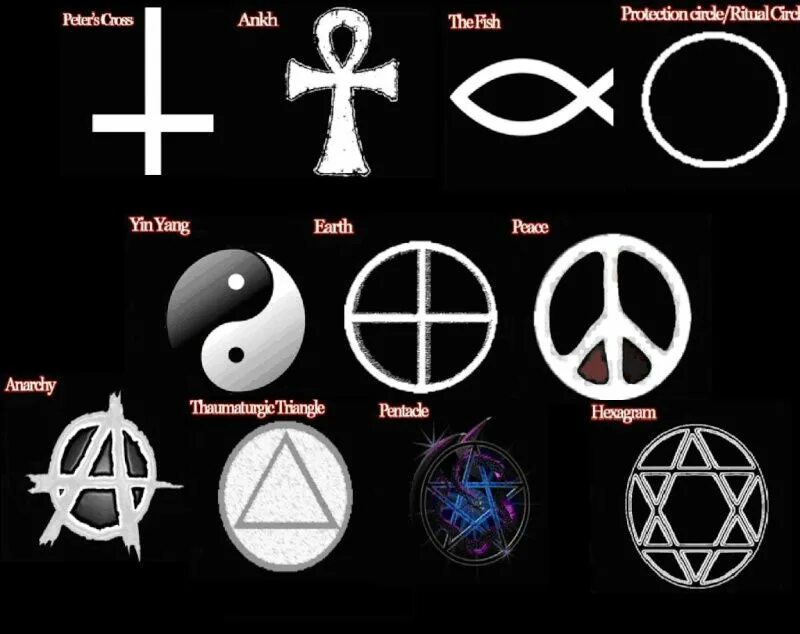 Сатанинские знаки и символы. Символы сатанистов и их значение. Сатанинские символы и их значение.