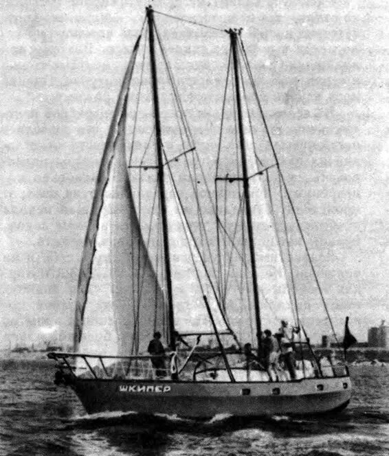 Проект парусной шхуны до 20 м North River Schooner